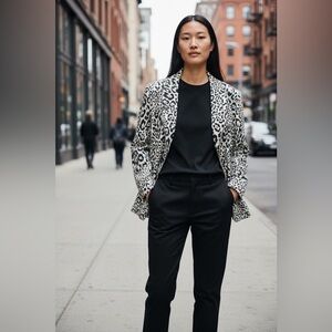 Berek Women's leopard rhinestone Jacket